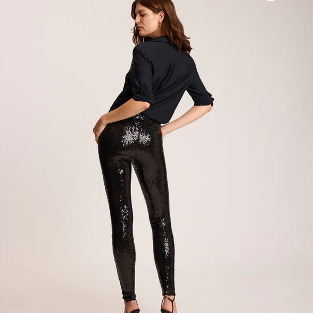Commando Sequin Leggings Perfect Control Black Xs - image 6
